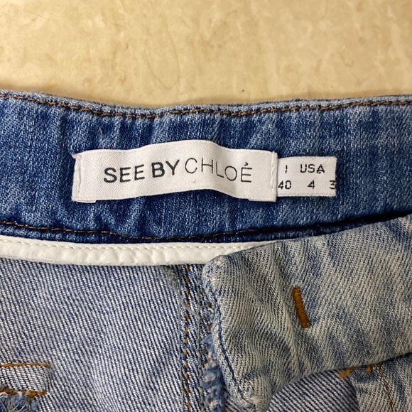 See by Chloe Denim Shorts, 4 - Picture 6 of 7